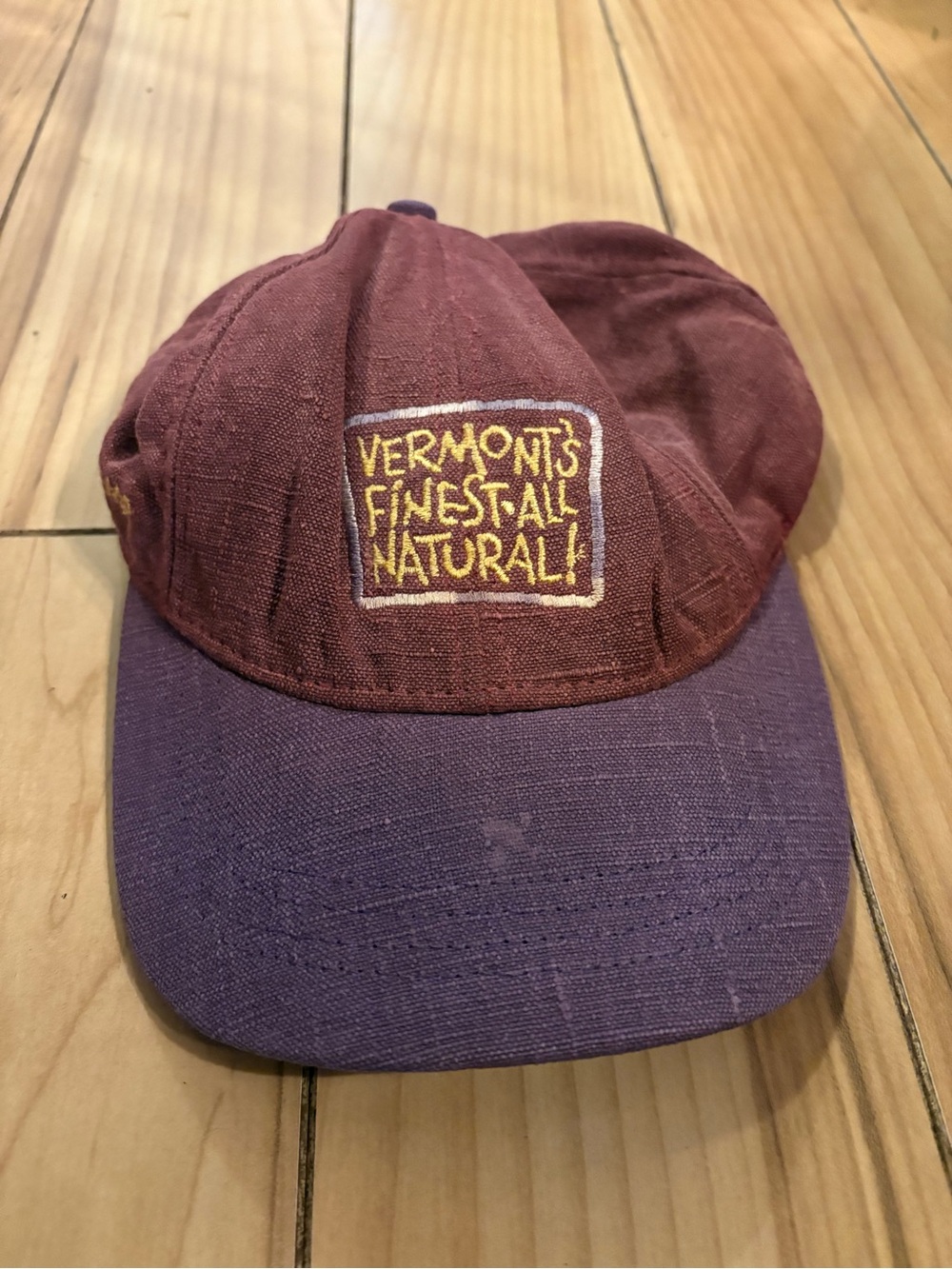 VTG 70’s 100% Hemp “Ben & Jerry’s” Baseball Cap, Size: One Size